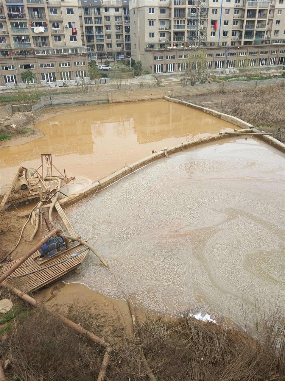 格尔木沉淀池淤泥清理-厂区废水池淤泥清淤