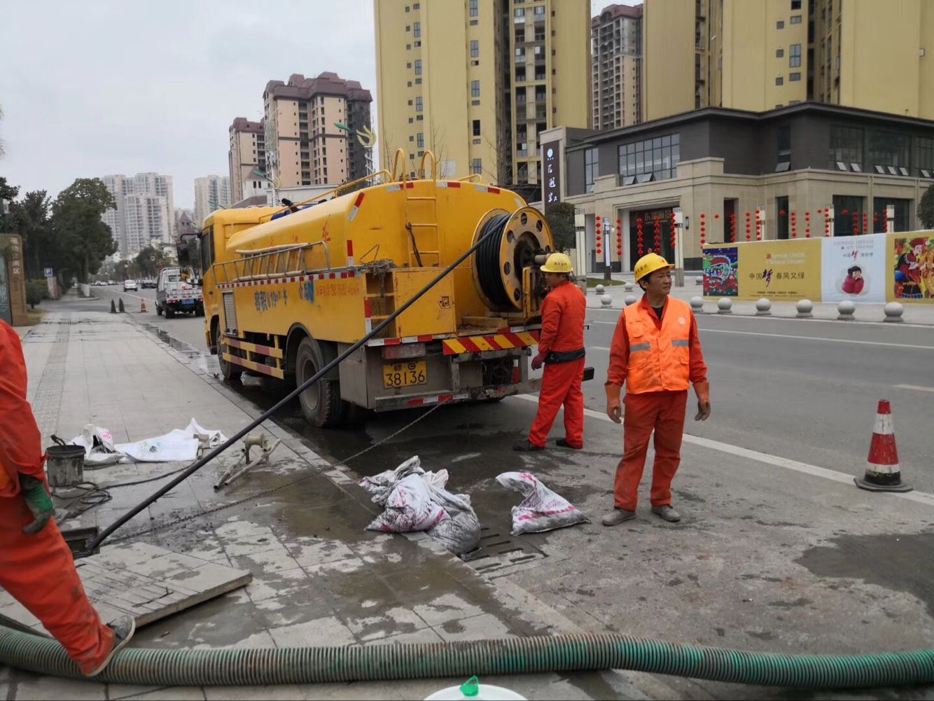 格尔木排污管道清淤-管道清洗
